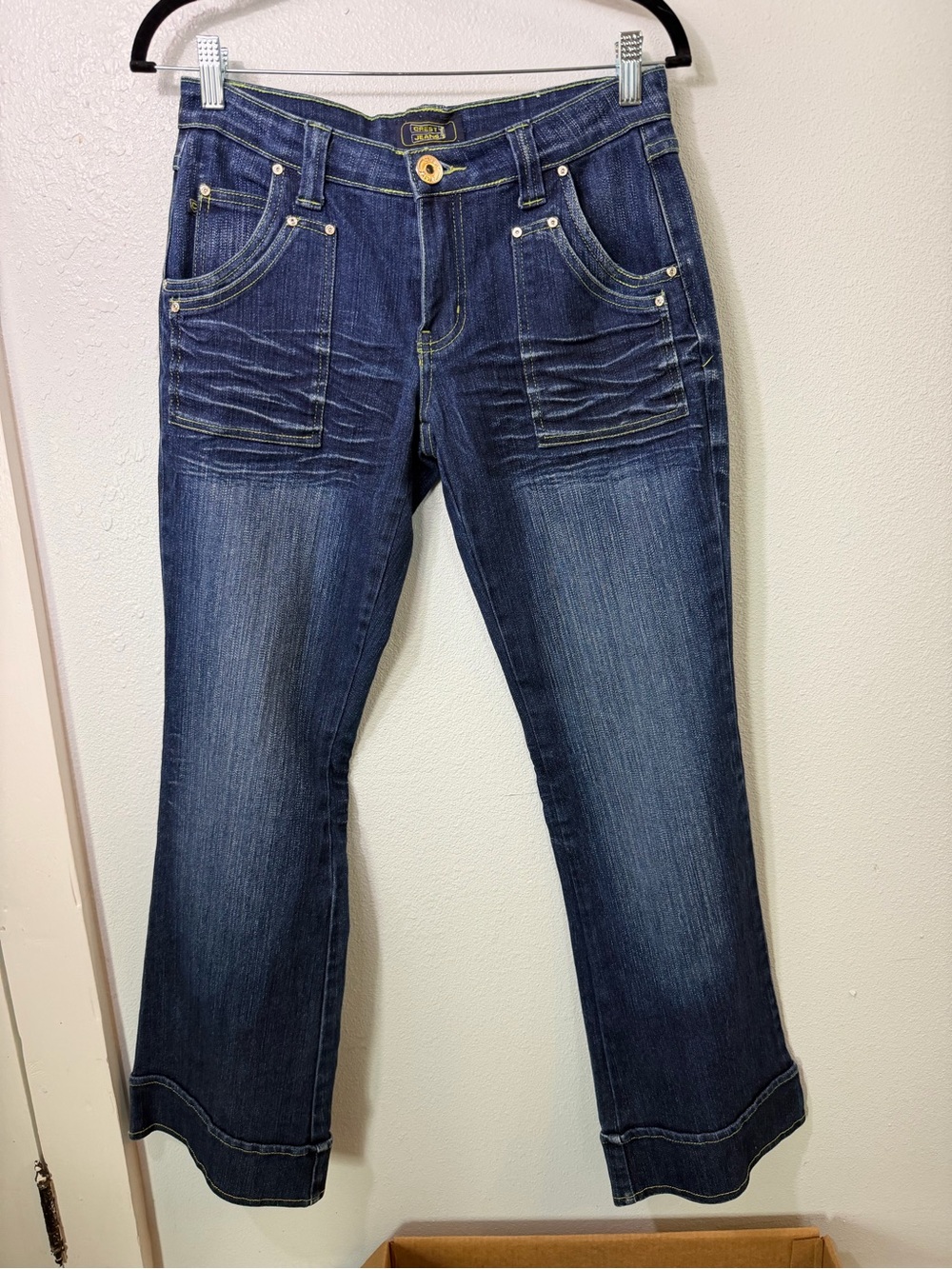 Crest Women's Dark Indigo Flare Jeans